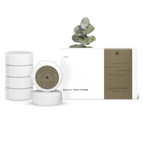 Shower Steamers | Eucalyptus + Mint  | 6 Tablets | Gift Set