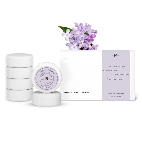 Shower Steamers | Lilac + Mint  | 6 Tablets | Gift Set