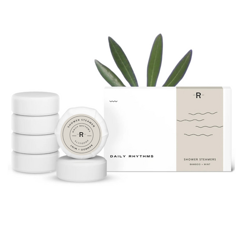 Shower Steamers | Bamboo + Mint  | 6 Tablets | Gift Set